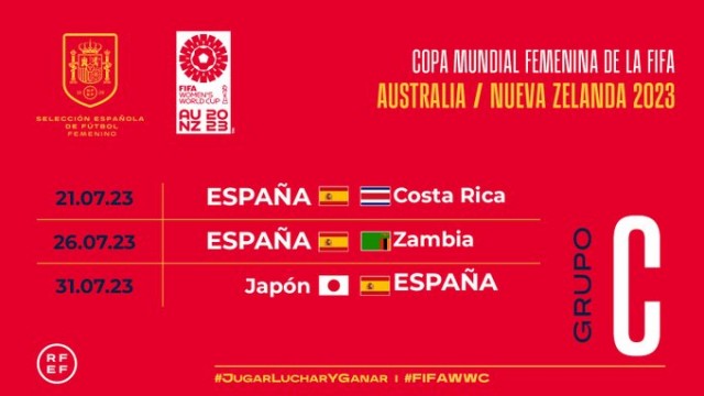 Sorteo amable para España, que jugará con Japón, Costa Rica y Zambia