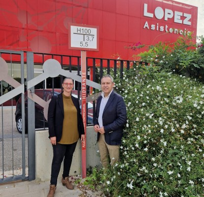 Alicante supervisa las mejoras de seguridad y de gestión de residuos en el polígono de Las Atalayas