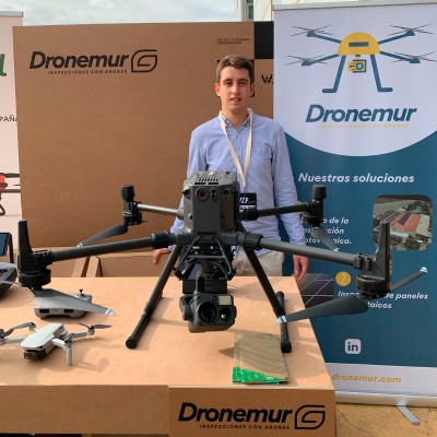 Tecnología dron 'made in Murcia' para optimizar las instalaciones fotovoltaicas en la Región