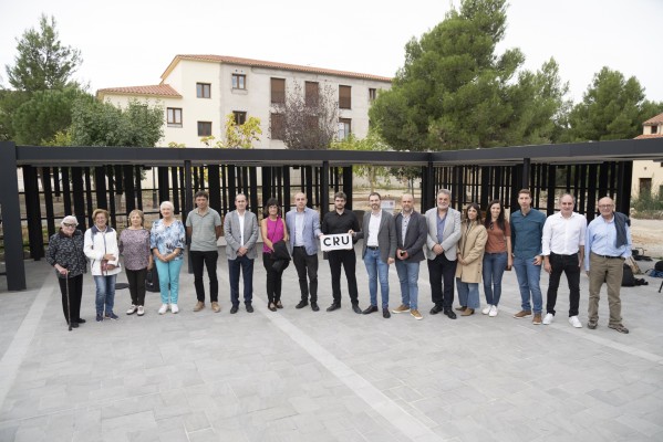 La Diputación inaugura la obra ganadora del Concurso de Regeneración Cerámica, 'Tellus Forcall'