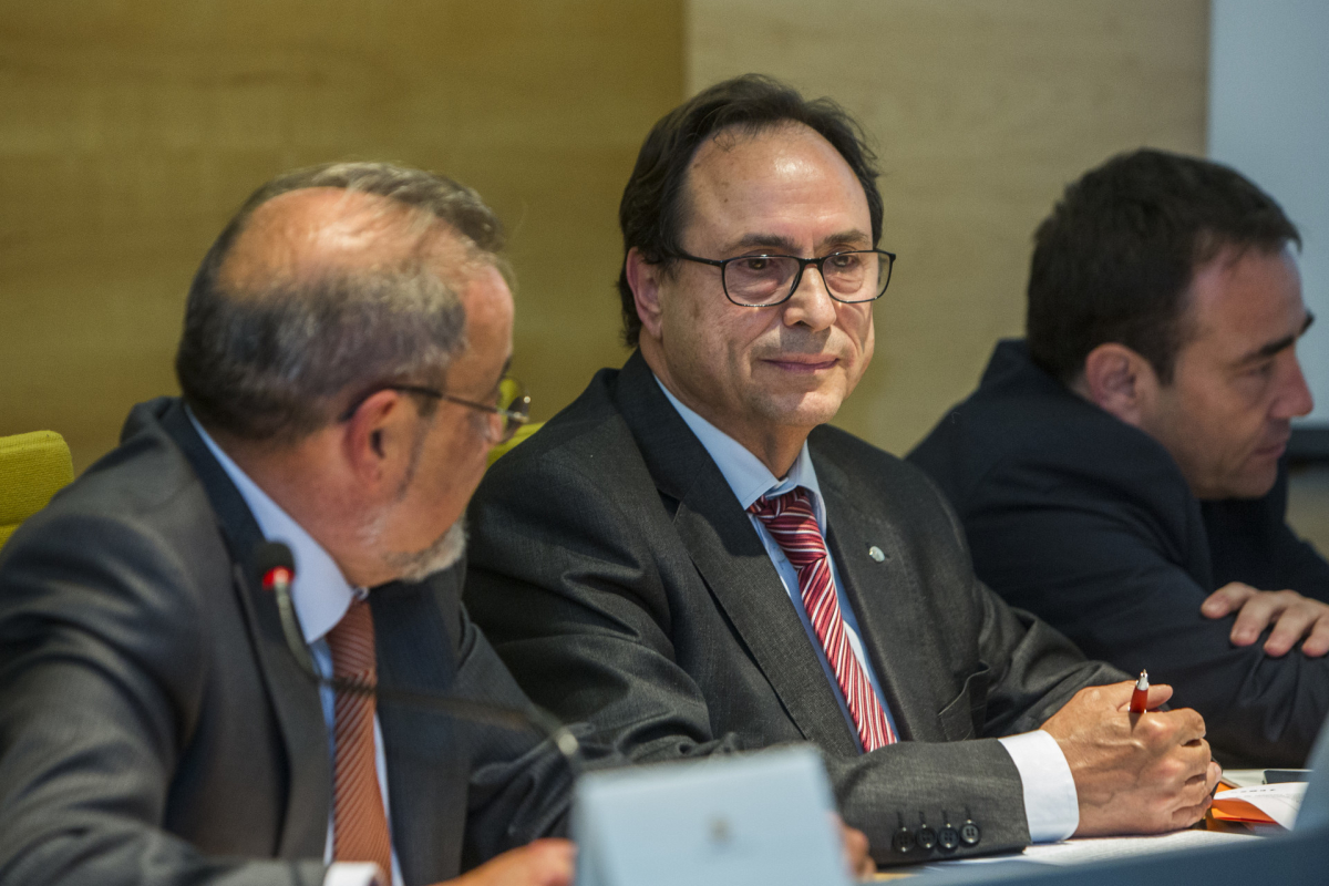 José Vicente González, Vicent Soler y Manuel Illueca. Foto: EVA MÁÑEZ  - 