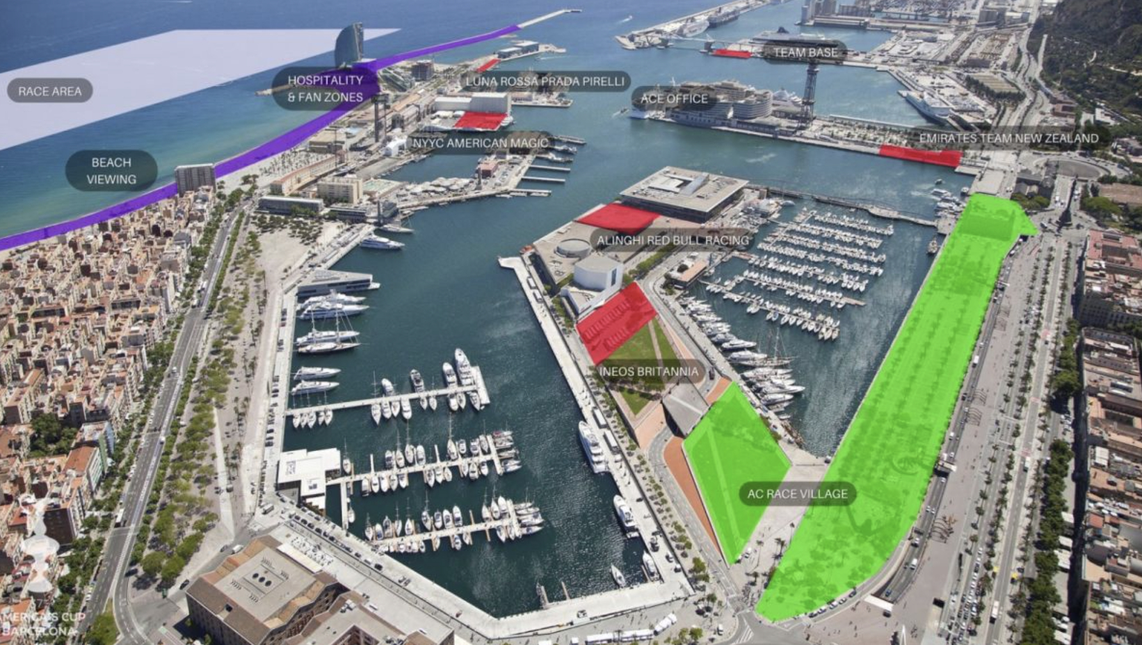 La organización de la America’s Cup de Barcelona celebra el buen ritmo en los preparativos “de la edición más espectacular de la historia”
