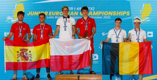 Ruiz Ibáñez, del CN Mar Menor, es subcampeón de Europa júnior de 49er


