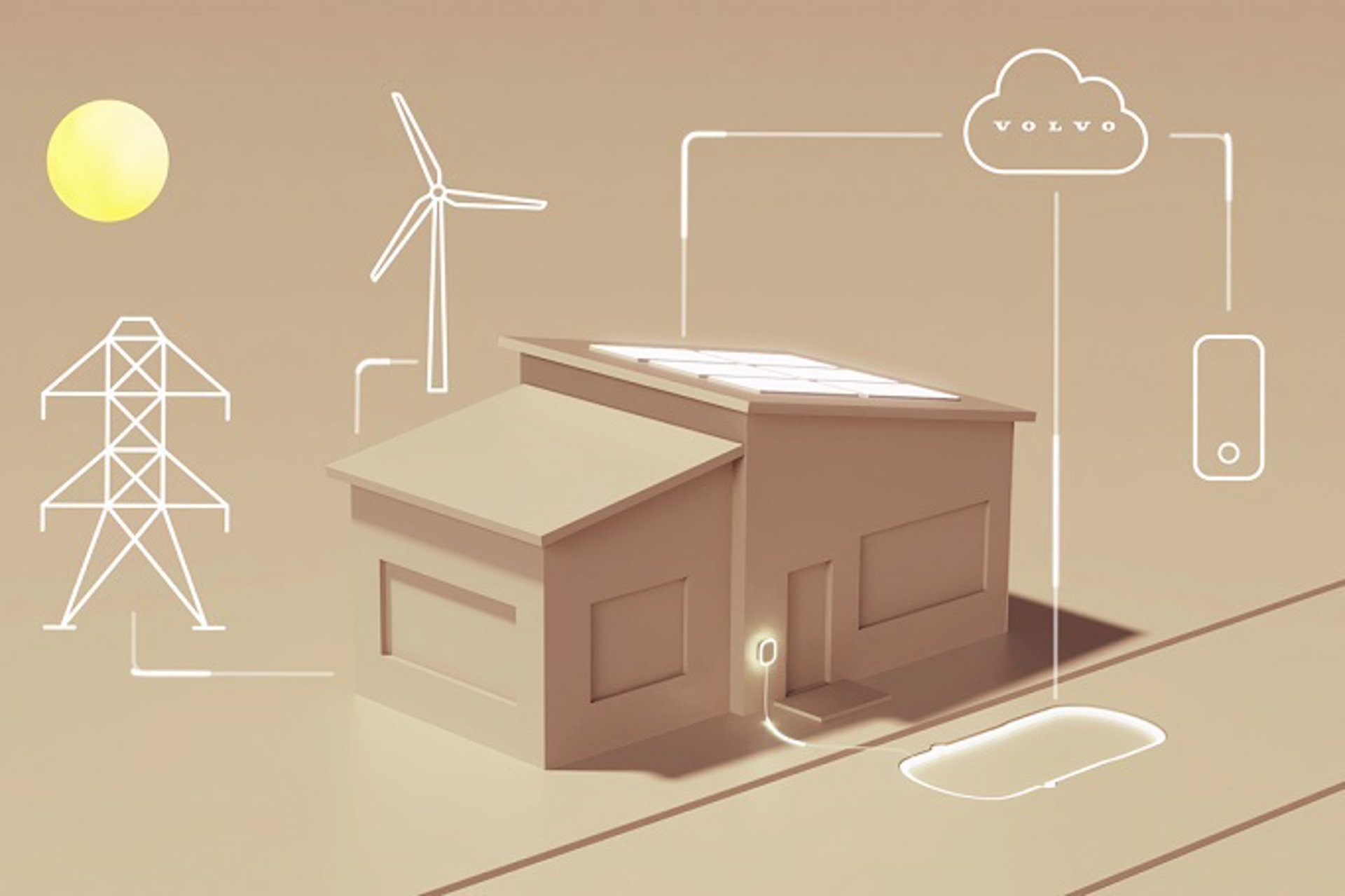 El Volvo EX90, el primer vehículo Volvo con carga bidireccional