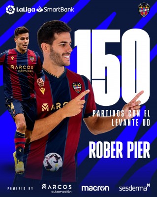Rober Pier llega a los 150 partidos y roza el top 20
