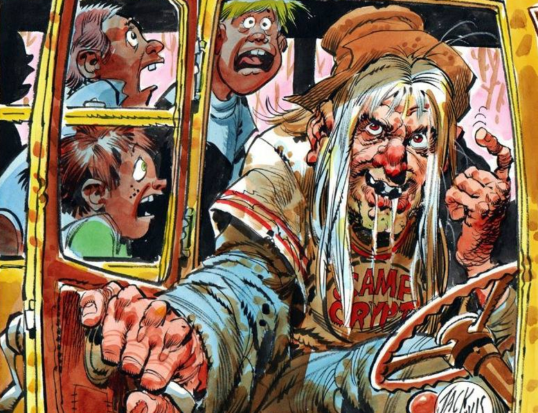 Los cómics de Jack Davis en 'Cuentos de la cripta': claustrofobia y cuerpos putrefactos