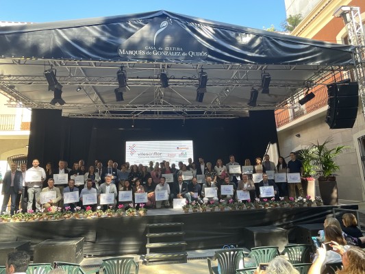 Castelló recibe cuatro 'Flores de Honor' por poner en valor su patrimonio paisajístico