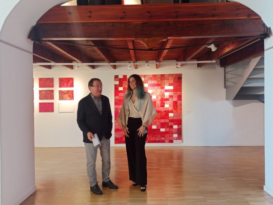 Ana Beltrán Porcar traslada su obra sobre la violencia machista al Molí d'Arrós d'Almenara