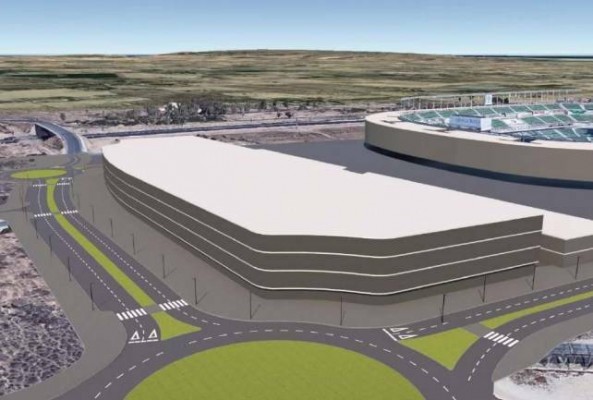 Elche activa su 'parte' para desdoblar las vías de acceso al Martínez Valero y futuro centro de ocio 