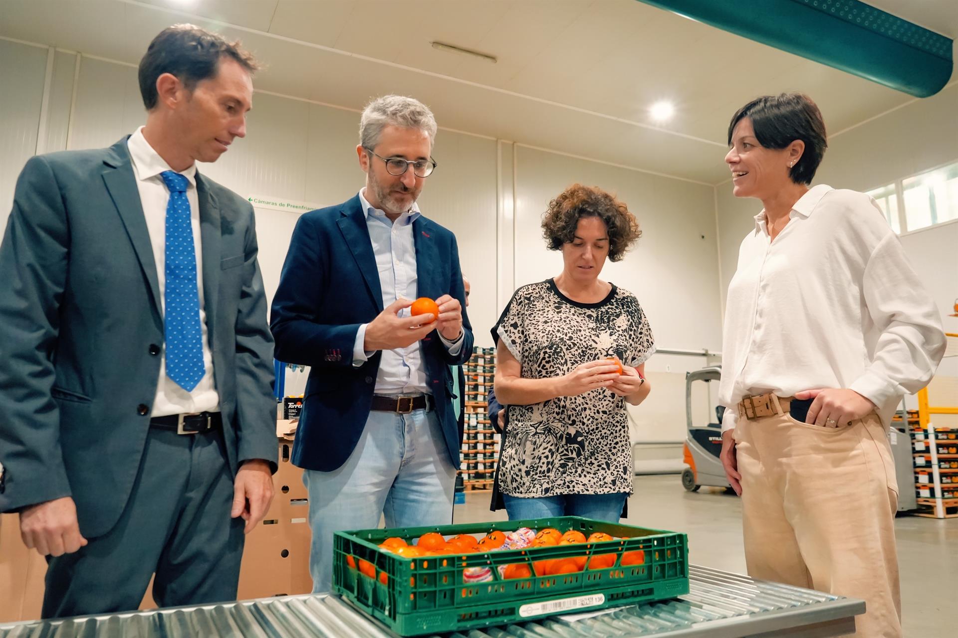 Naranjas Torres invertirá 5 millones con el primer crédito del IVF a una distribuidora agrícola