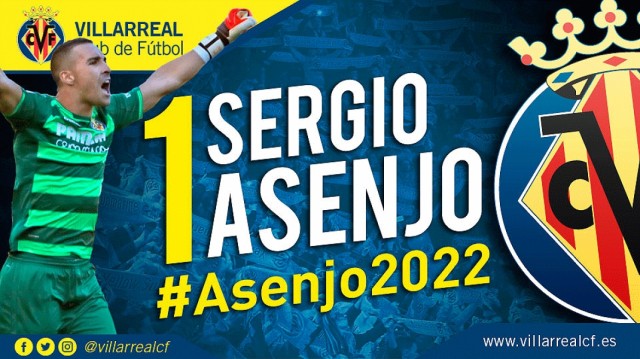 El Villarreal renueva el contrato de Sergio Asenjo hasta 2022