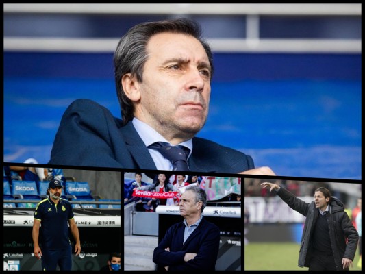 Felipe Miñambres, el último director deportivo-entrenador: Rufete, Caparrós o Vasiljevic también bajaron del despacho