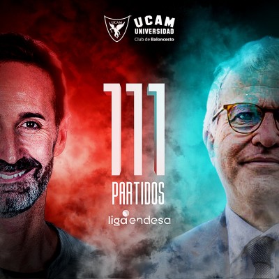 Sito Alonso iguala los 111 partidos de Coello con el UCAM CB en la ACB y está a 13 del récord de Oleart 