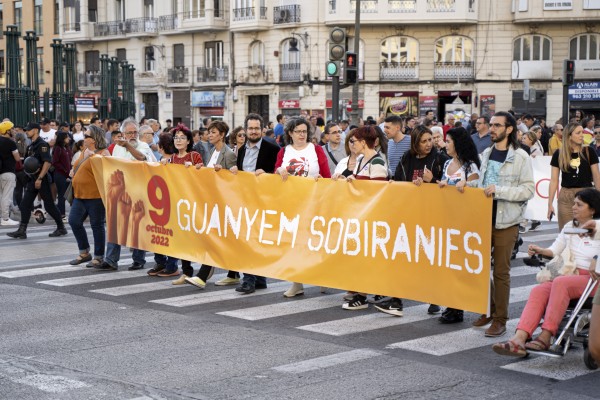 La Comissió 9 d'Octubre reclama en València más autogobierno y financiación