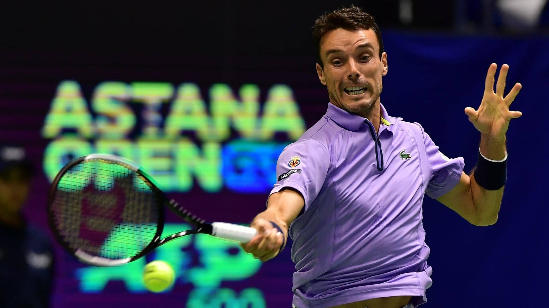 Bautista cae por la vía rápida ante un gran Medvedev y dice adiós en Astana  