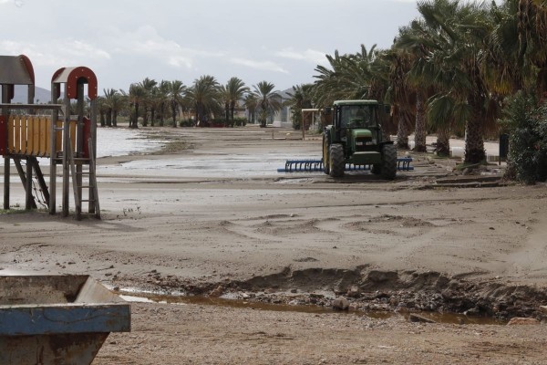 Llegaron las lluvias y vuelve a sufrir el Mar Menor