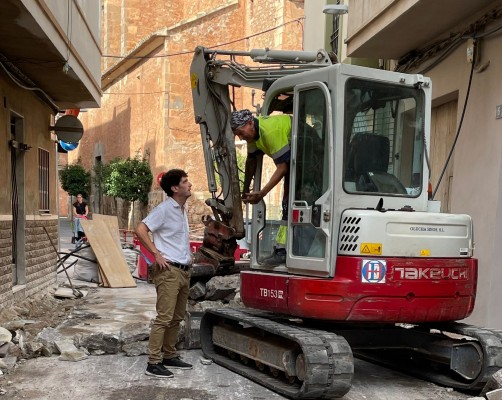 Betxí inicia els treballs de remodelació i empedrat dels carrers Dolors i Sant Josep