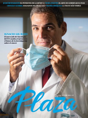 Ignacio Gil Bazo, portada de la revista Plaza de octubre