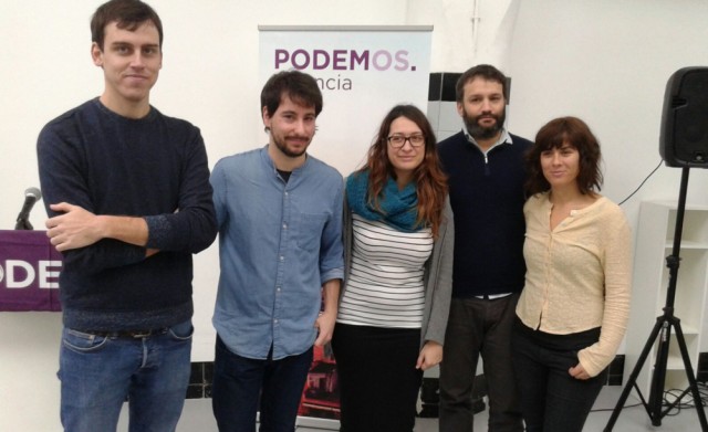 Podemos Valencia pide una cuota territorial para las autonomías en la dirección estatal
