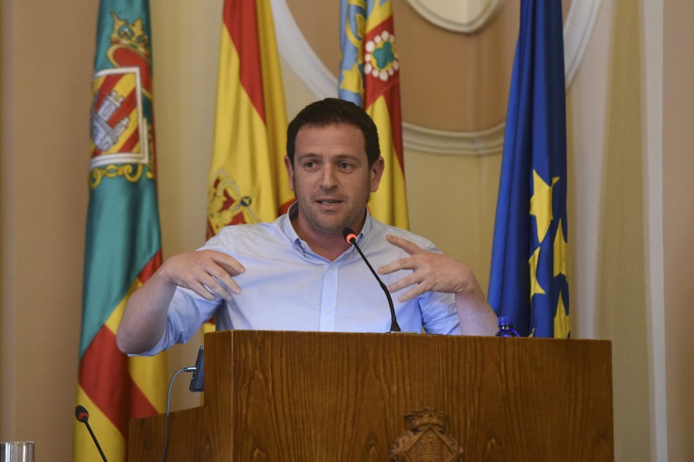 El portavoz de Compromís en el Ayuntamiento de Castelló, Ignasi Garcia. - 