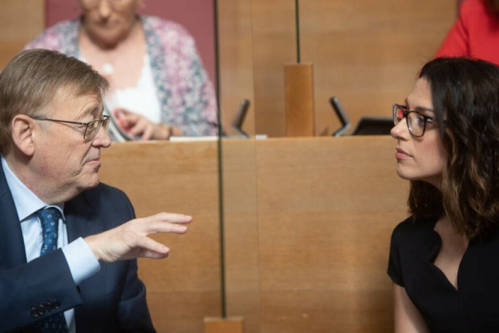  El presidente de la Generalitat, Ximo Puig, y la vicepresidenta, Aitana Mas. Foto: KIKE TABERNER - 