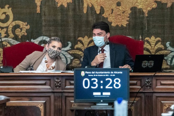 El bipartito descarta que se debatan conclusiones en el debate sobre el estado de Alicante