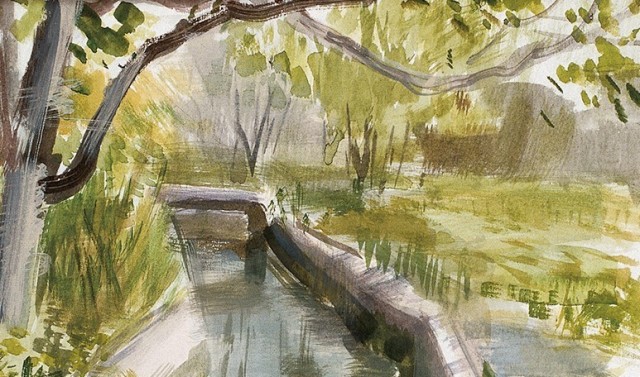 El pintor para el que el agua era acequia: El Museo Gaya acoge la muestra 'Huerta y vida'