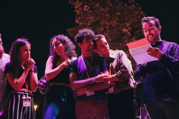 Gabriel Benavent, María Covagonda, Raquel Heredia y Víctor Gil, VI Premio de Dramaturgia Russafa Escènica
