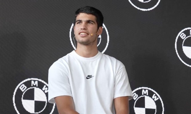 Alcaraz, quien se medirá a Goffin en Astaná, es más líder en la ATP con Nadal ahora segundo 