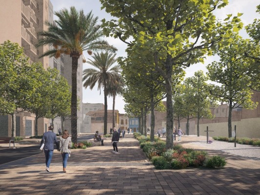 Urbanismo licita por 5 millones dos proyectos de reurbanización del entorno del Cabanyal