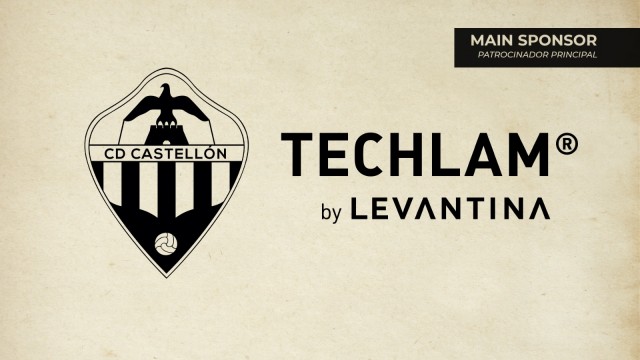 La marca Techlam de Levantina se convierte en el patrocinador principal del CD Castellón