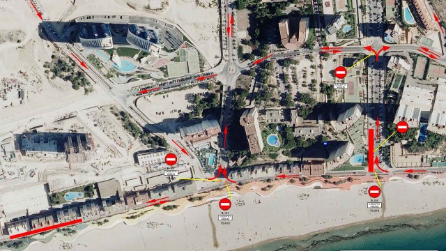 El ritmo de Benidorm con las obras no para: el 3 de octubre empieza el Paseo de Poniente