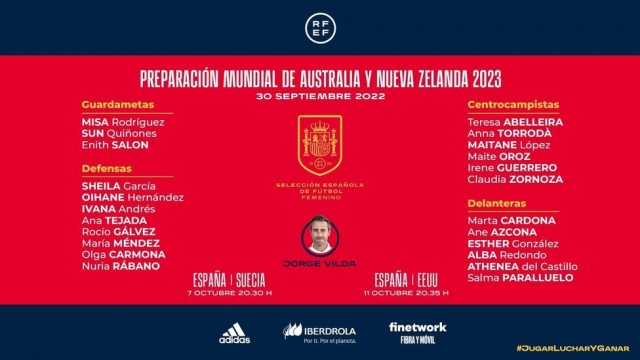 Vilda renueva la selección sin las 15 críticas... y sin Jenni Hermoso