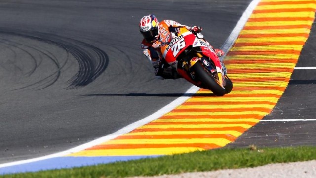 Pedrosa alcanzó en Cheste sus cien podios en MotoGP