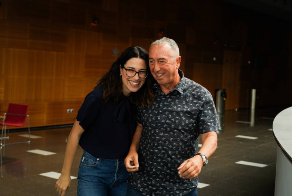 Aitana Mas y Joan Baldoví. Foto: EDUARDO MANZANA - 