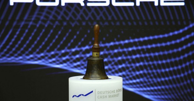 Las acciones de Porsche debutan al alza en la Bolsa de Fráncfort