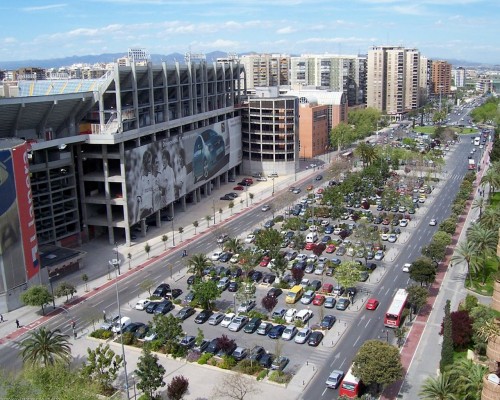 Valencia eliminará los aparcamientos del bulevar central de avenida de Aragón