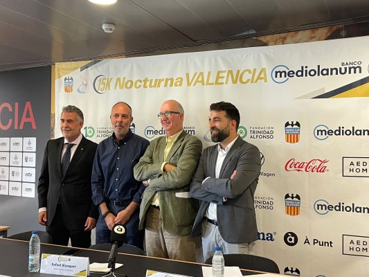 Más de 8.000 corredores participarán en la 15K Nocturna de València 