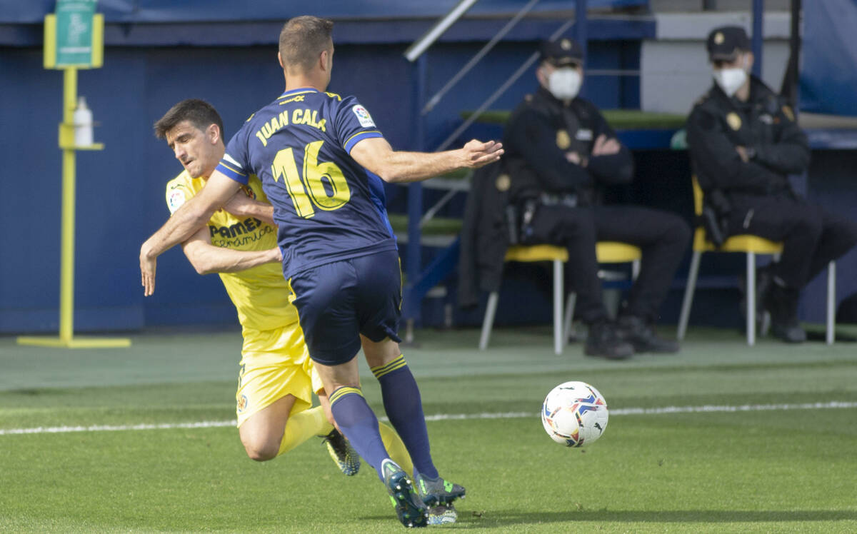 El Villarreal no ha ganado en Cádiz en Primera