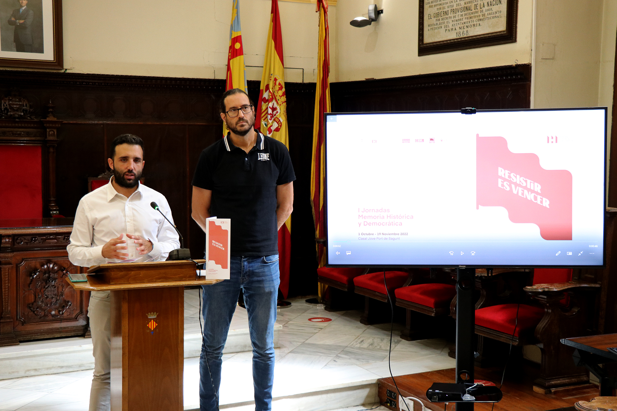 Presentación de la jornada. Foto: Ajuntament de Sagunt - 