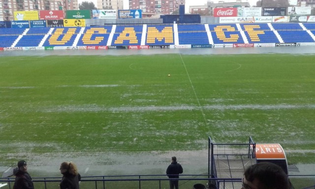 Se suspende el UCAM - Levante UD por la lluvia