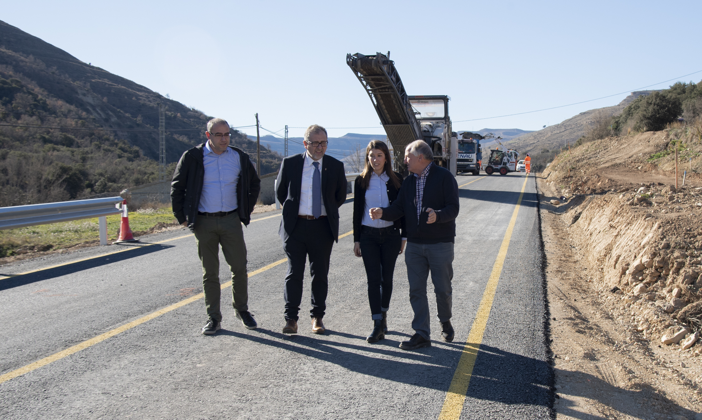La Diputación licita por 5,2 millones las obras de cuatro carreteras afectadas por 'Filomena' en 2021