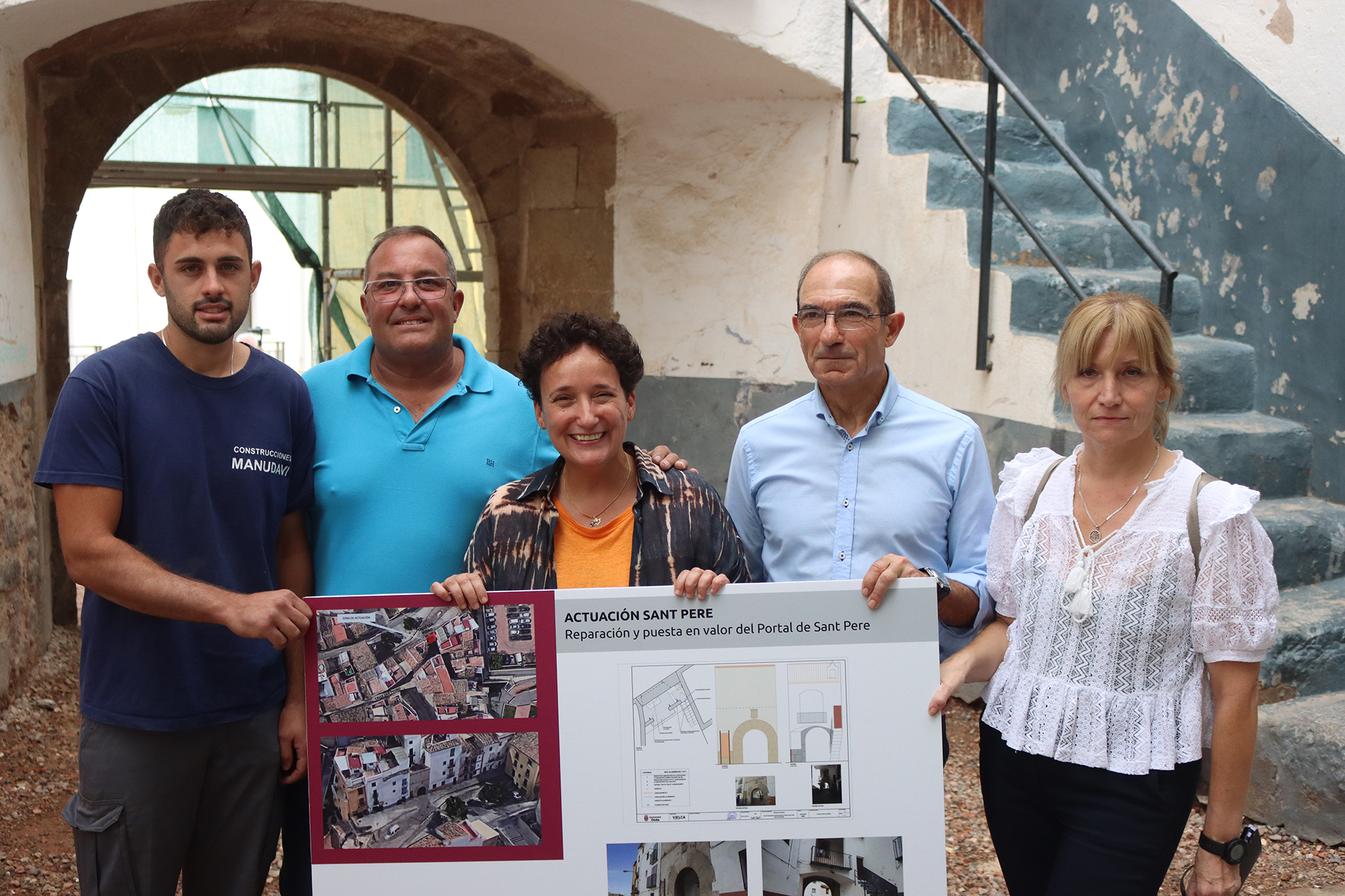 Onda restaura el portal de Sant Pere, única puerta conservada íntegra de la antigua muralla medieval