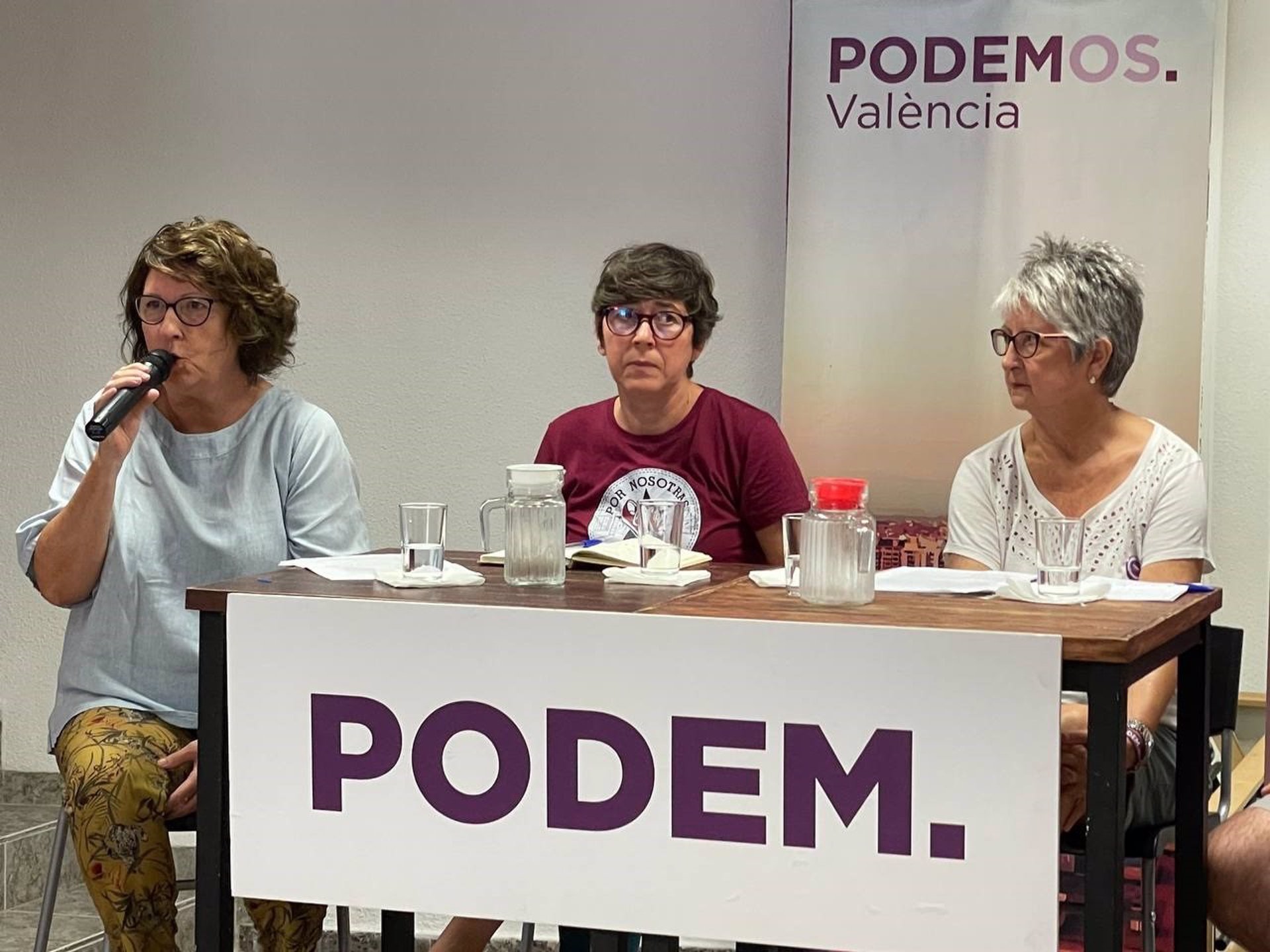 Imagen de archivo de una rueda de prensa de Podem. Foto: PODEM - 