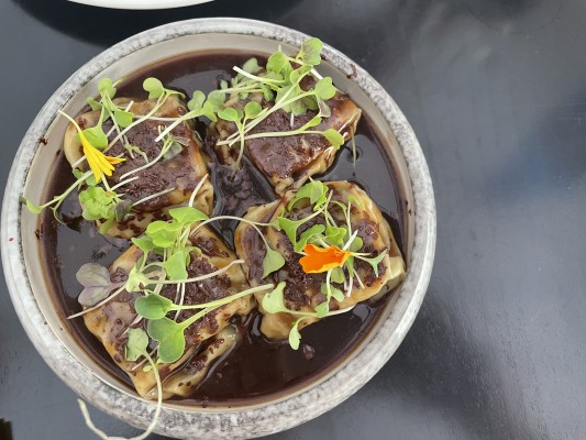Ravioli de toro en Trenkaclosques