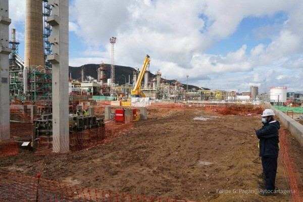 Europa financiará un proyecto de Repsol en Cartagena que impulsa el hidrógeno renovable