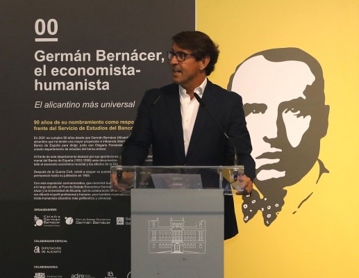 La Diputación de Alicante conmemora la figura del economista alicantino Germán Bernácer

