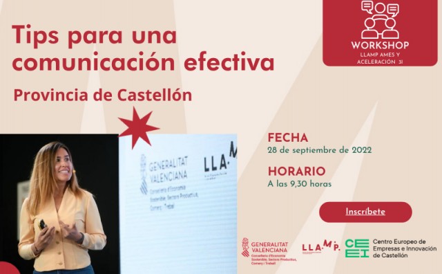 Los consejos para una comunicación efectiva, eje del workshop de Llamp 3i en CEEI Castellón