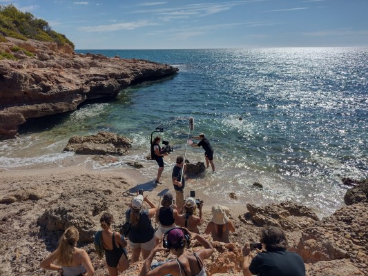 Elena Escura encara el final del rodaje en Castellón de 'Les vacances de Mara'