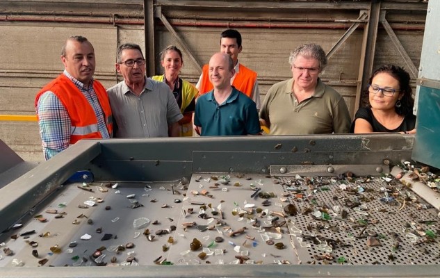 Urbaser repone un triturador parado de la planta de Algimia de Alfara y recicla más materiales 